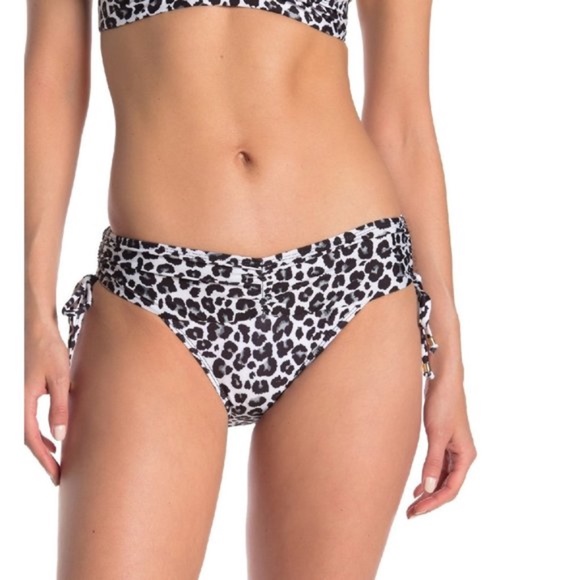 Ella Moss Womens Shirred Waistband Swim Bottom - Picture 1 of 6